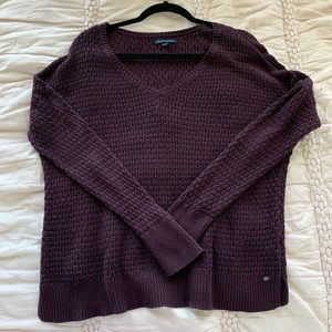 American Eagle Purple Sweater